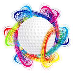 Image showing Golf ball