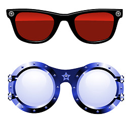 Image showing sunglasses vector illustration 