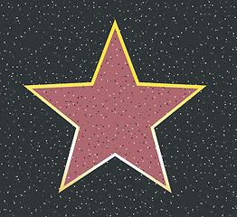 Image showing vector illustration of star