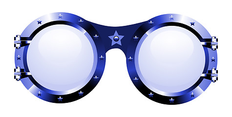 Image showing Sunglasses in disco style