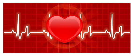 Image showing Heart cardiogram
