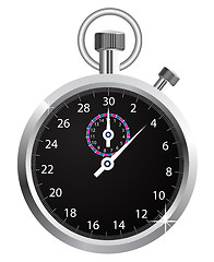 Image showing Vector stopwatch