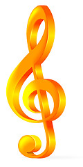 Image showing Treble clef
