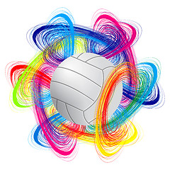Image showing volleyball ball