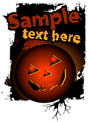 Image showing Halloween background, vector illustration