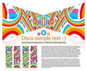 Image showing abstract disco background