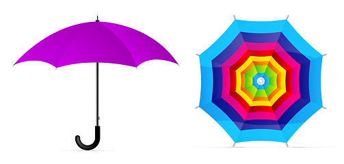 Image showing Vector umbrella 