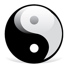 Image showing Yin and Yang symbol