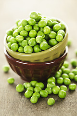 Image showing Bowl of peas