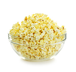 Image showing Bowl of popcorn