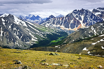 Image showing Rocky Mountains in Jasper National Park, Canada