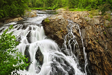 Image showing Waterfall in Northern Ontario, Canada