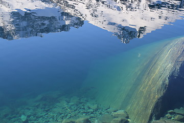 Image showing Nice mirror on a lake