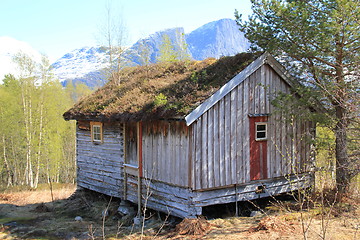Image showing Old Norwegian cabin
