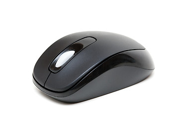 Image showing Black wireless mouse for your computer
