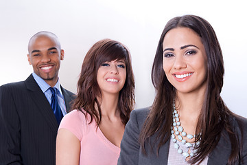 Image showing Happy multiracial business team