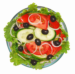 Image showing fresh salad