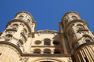 Image showing Malaga cathedral