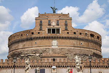 Image showing Saint Angel castle in Rome