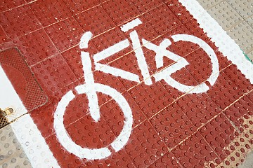 Image showing Bicycle Sign