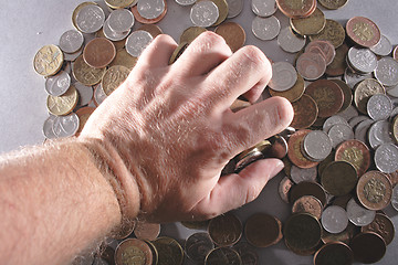 Image showing czech money background