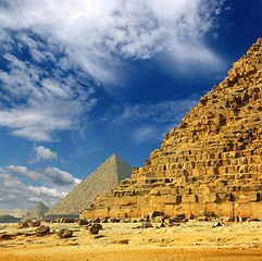 Image showing egypt pyramids in Giza Cairo