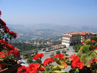 Image showing view to Republic of San Marino