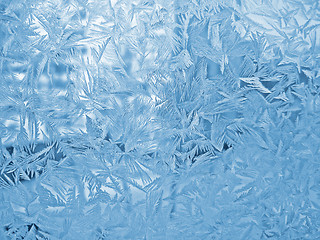 Image showing frosty window