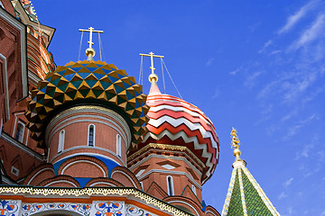 Image showing st Basil cathedral in Moscow, Russia