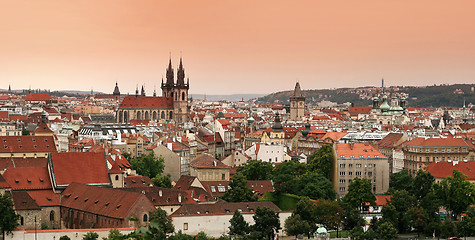 Image showing view on the Prague