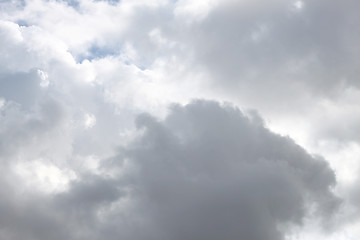 Image showing grey clouds