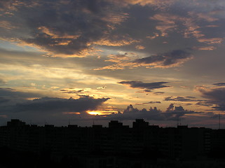 Image showing sunset