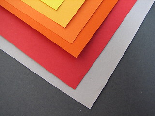 Image showing colored paper