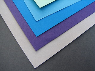 Image showing colored paper