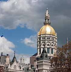 Image showing Golden Hartford Capital Building Dome