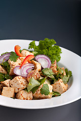 Image showing Thai Food Tofu Stir Fry