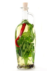 Image showing Wild garlic oil