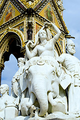 Image showing Albert memorial in London