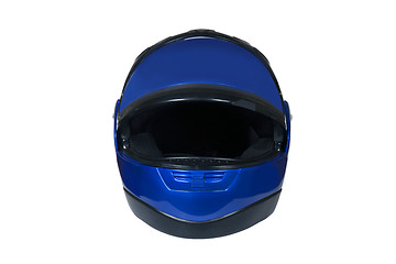 Image showing Motorcycle helmet with visor