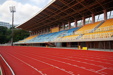 Image showing Track Lanes and Stadium 