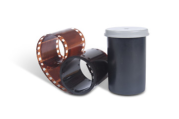 Image showing Film for analog photos. Container