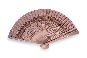 Image showing Fan wooden