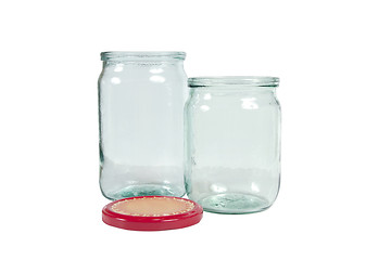 Image showing Glass jar