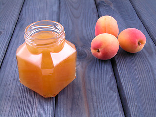 Image showing apricot jam