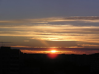 Image showing Sunset