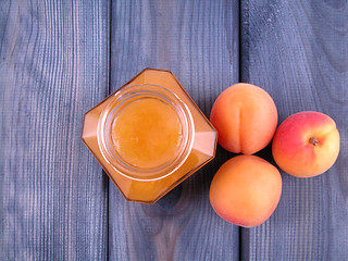 Image showing apricot jam