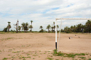 Image showing African football pitch