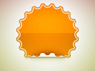 Image showing Orange spotted hamous sticker or label