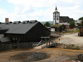 Image showing Røros, old mining city.