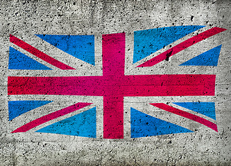 Image showing Union Jack UK flag